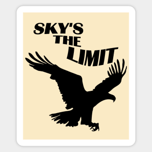 Sky Is The Limit | Freedom Quote Sticker